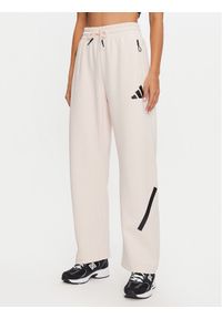 Adidas - adidas Spodnie dresowe Z.N.E. Barrel JF4780 Różowy Loose Fit. Kolor: różowy. Materiał: bawełna, syntetyk #1