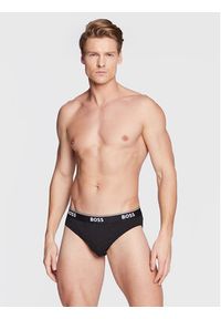 BOSS Komplet slipów Power 50475273 Czarny. Kolor: czarny. Materiał: bawełna #5