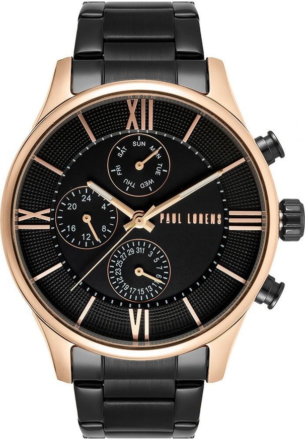 Zegarek Paul Lorens ZEGAREK MĘSKI PAUL LORENS - PL11652B6-1A4 (zg356c) + BOX NoSize