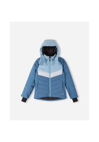 Kurtka z kapturem dla dziewczynki Reima Luppo. Typ kołnierza: kaptur. Kolor: niebieski. Materiał: puch. Sezon: zima. Sport: narciarstwo #1