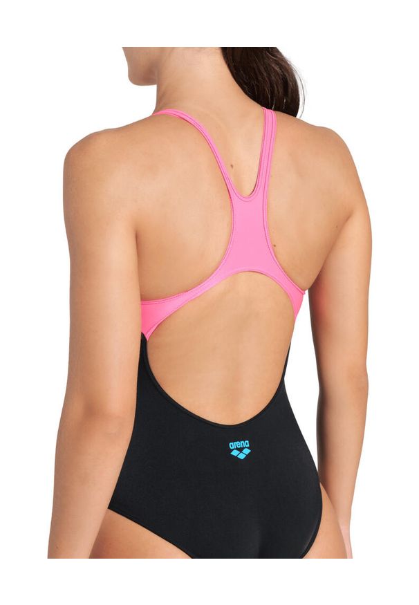 Strój Kąpielowy Arena Foggy Dots Swimsuit Swim Pro Back. Kolor: czarny, niebieski