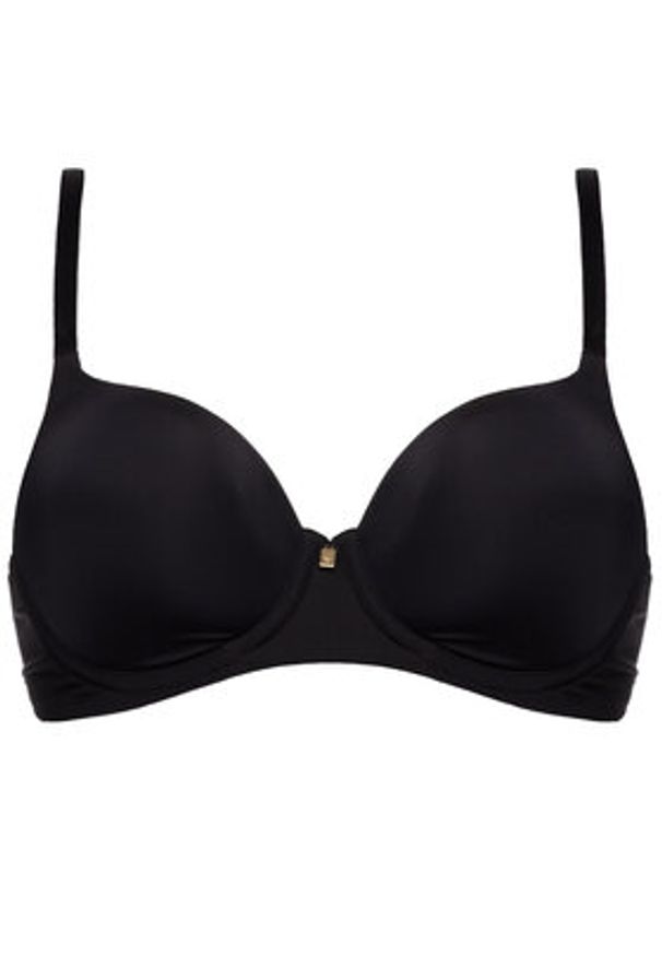 Triumph Biustonosz z fiszbiną 10190664 Czarny. Kolor: czarny. Materiał: syntetyk