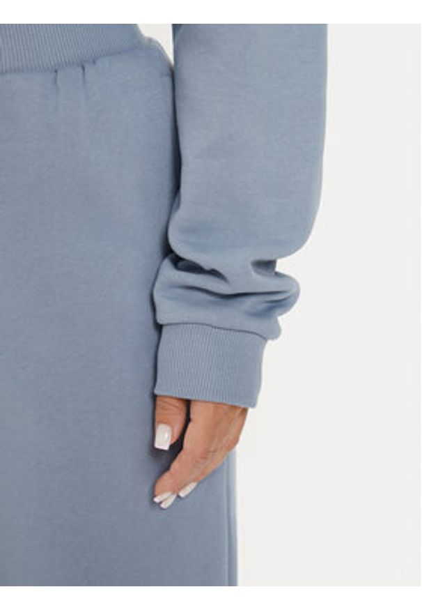 Reebok Bluza Fleece Coverup 100076122 Niebieski Regular Fit. Kolor: niebieski. Materiał: bawełna