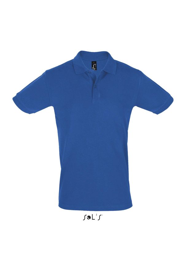 SOL'S - Polo Sol's Perfect. Typ kołnierza: polo. Kolor: niebieski. Styl: elegancki