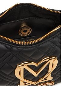 Love Moschino - LOVE MOSCHINO Torebka JC4301PP1NK1200A Czarny. Kolor: czarny. Materiał: skórzane