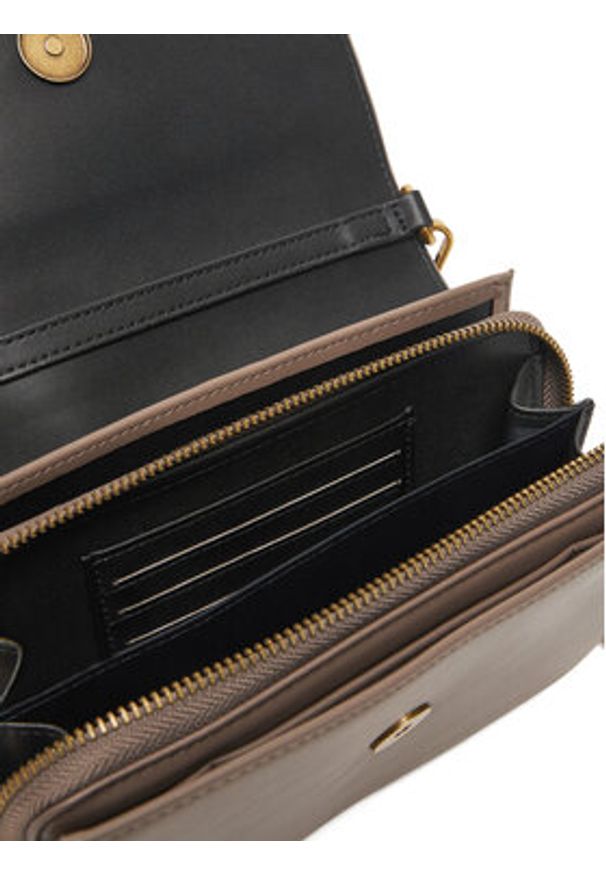 Just Cavalli Torebka 79RA5PA6 Beżowy. Kolor: beżowy. Materiał: skórzane