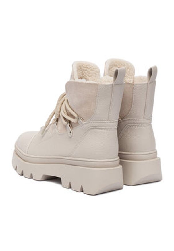 DeeZee Śniegowce 60123-1 Écru. Materiał: syntetyk, materiał