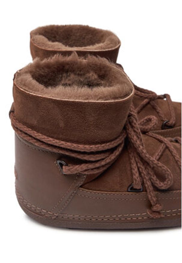 Inuikii Śniegowce Classic 75101-007 Brązowy. Kolor: brązowy. Materiał: skóra, zamsz