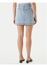 Morgan Spódnica jeansowa 251-JOLAM Błękitny Regular Fit. Kolor: niebieski. Materiał: bawełna #2