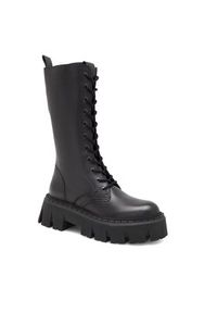 Badura Kozaki LIZBONA-23FW12 Czarny. Kolor: czarny. Materiał: skóra #2