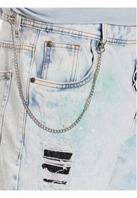Brave Soul Szorty jeansowe MSRT-PABLOSPRAY Niebieski Regular Fit. Kolor: niebieski. Materiał: bawełna #4