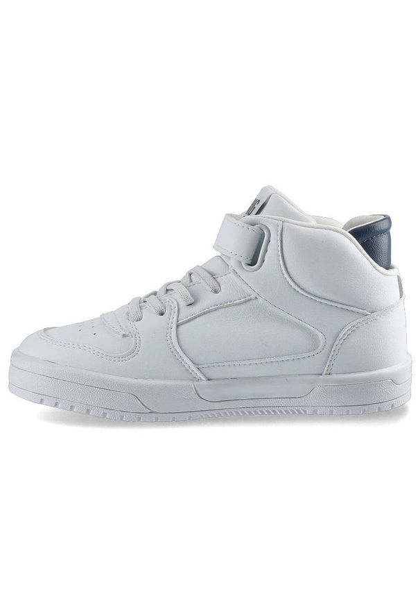 Big-Star - Białe Sneakersy Big Star Dziecięce Buty Na Rzep. Zapięcie: rzepy. Kolor: biały. Materiał: skóra ekologiczna, materiał. Szerokość cholewki: normalna. Sezon: zima, jesień