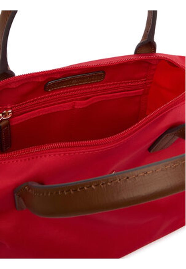 TOMMY HILFIGER - Tommy Hilfiger Torebka Popette Mini Tote AW0AW17709 Czerwony. Kolor: czerwony. Materiał: skórzane