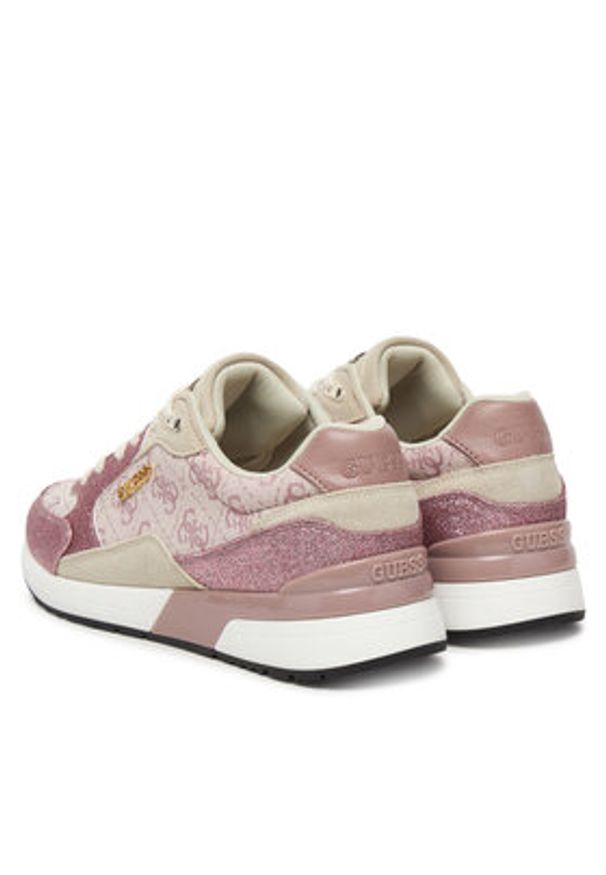 Guess Sneakersy FLJM19 FAL12 Różowy. Kolor: różowy. Materiał: skóra