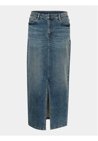 Kaffe Spódnica jeansowa Dana 10508123 Niebieski Regular Fit. Kolor: niebieski. Materiał: bawełna #6