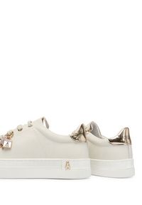 Patrizia Pepe Sneakersy PPJ900.02 Écru. Materiał: skóra