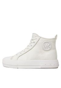 MICHAEL Michael Kors Trampki Evy High Top 43R4EYFS4D Biały. Kolor: biały. Materiał: materiał #6