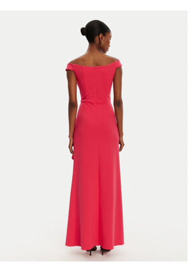 Rinascimento Sukienka wieczorowa CFC0122859003 Różowy Regular Fit. Kolor: różowy. Materiał: syntetyk. Styl: wizytowy