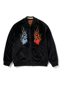 Kurtka turystyczna męska HUF Destructive Skajyan. Kolor: czarny. Materiał: poliester. Wzór: aplikacja. Sport: turystyka piesza #1