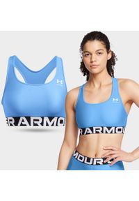 Stanik sportowy damski treningowy Under Armour biustonosz sportowy. Kolor: niebieski