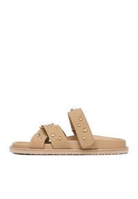 DeeZee Klapki CEO-LB-P2132 Beżowy. Kolor: beżowy. Materiał: skóra #5