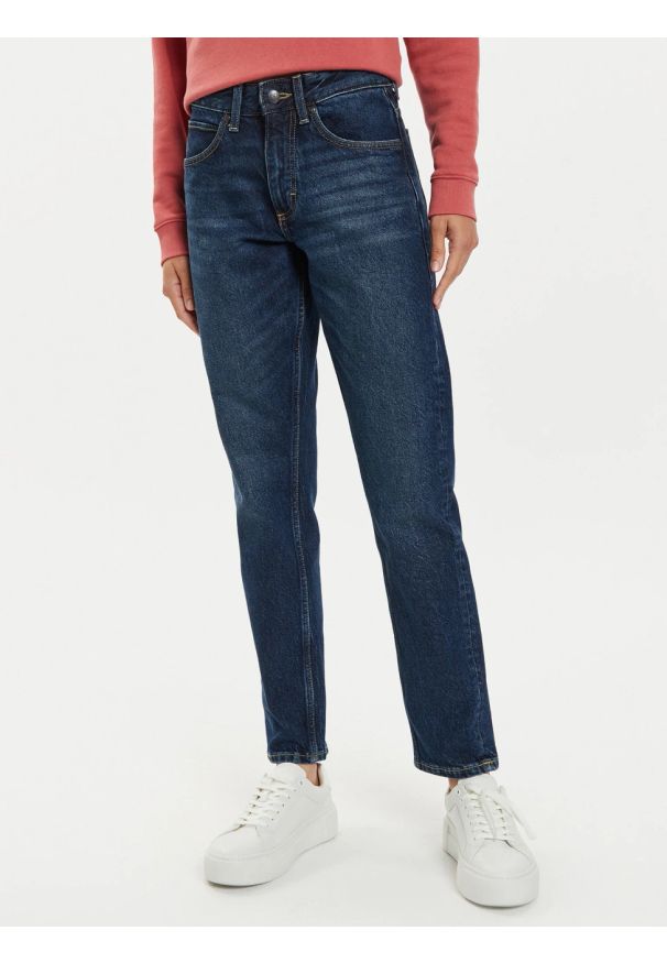 Lee - DAMSKIE SPODNIE LEE RIDER JEANS HYPER DARK 112355235