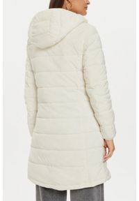 Guess - GUESS Beżowa długa damska kurtka New Aleta, Rozmiar S. Kolor: beżowy. Długość: długie #2