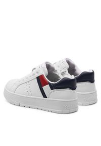 TOMMY HILFIGER - Tommy Hilfiger Sneakersy Flag Low Cut Lace-Up T3X9-33356-1355 M Biały. Kolor: biały #2