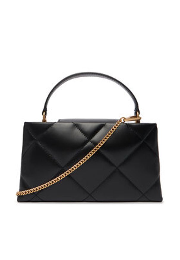 Tory Burch Torebka Kira Diamond Quilt East-West Top Handle 174999 Czarny. Kolor: czarny. Materiał: skórzane