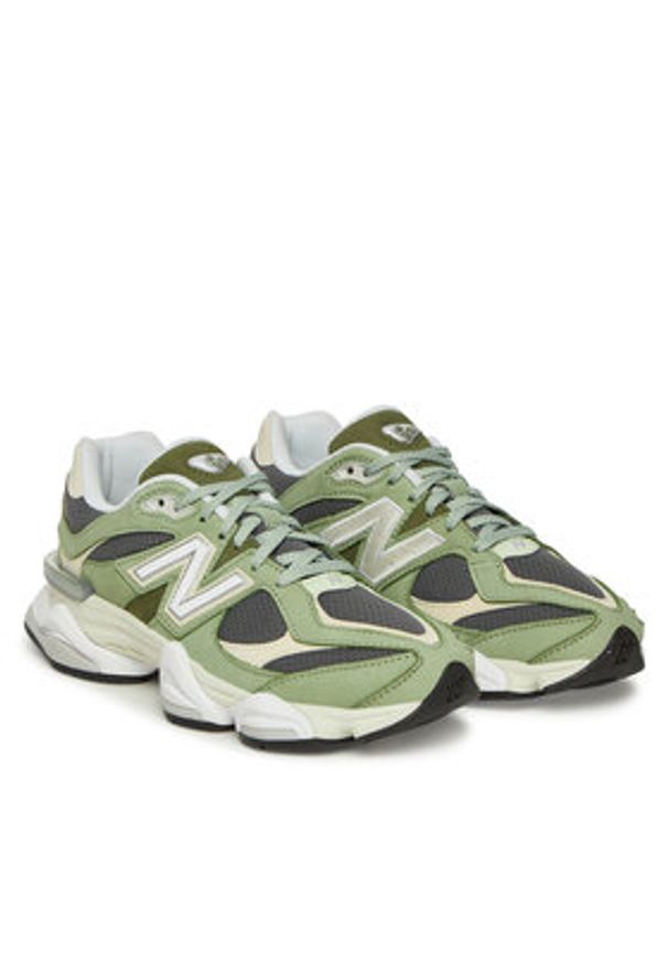 New Balance Sneakersy U9060CTD M Zielony. Kolor: zielony. Materiał: skóra, zamsz