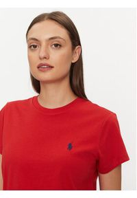 Polo Ralph Lauren T-Shirt 211898698013 Czerwony Regular Fit. Typ kołnierza: polo. Kolor: czerwony. Materiał: bawełna #3