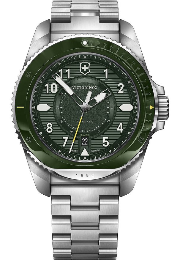 VICTORINOX - Zegarek Victorinox Zegarek męski Victorinox 242015 srebrny. Kolor: srebrny