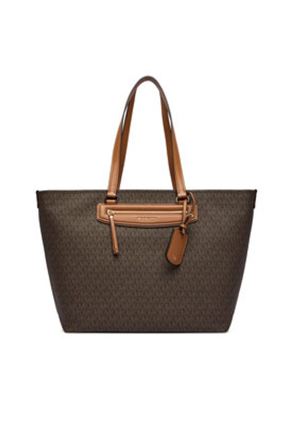 MICHAEL Michael Kors Torebka Jet Set 30S6GTVT4B Brązowy. Kolor: brązowy. Materiał: skórzane