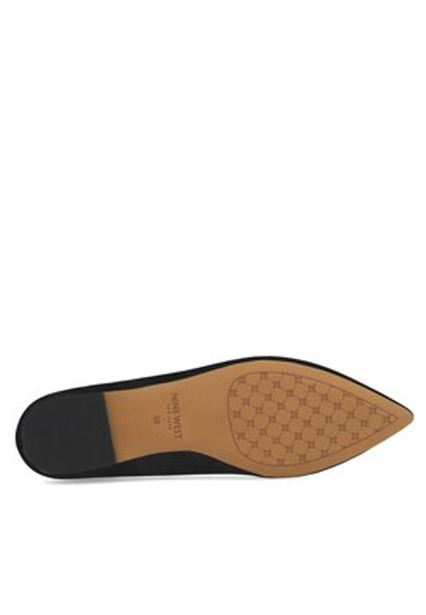 Nine West Baleriny WFA2622-1 Czarny. Kolor: czarny. Materiał: materiał