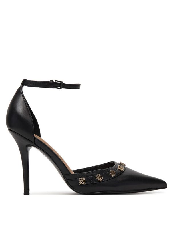 Guess Szpilki FLPNAA LEA08 Czarny. Kolor: czarny. Materiał: skóra. Obcas: na szpilce