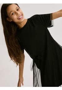 Reserved - Tiulowa sukienka - czarny. Kolor: czarny. Materiał: tiul #1