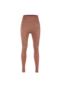 BESHAPED - Legginsy fitness damskie Beshaped Femme Force bezszwowe. Kolor: różowy. Materiał: nylon. Sport: fitness #1