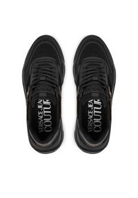 Versace Jeans Couture Sneakersy 80VA3SC4 ZSE18 899 Czarny. Kolor: czarny. Materiał: skóra #5