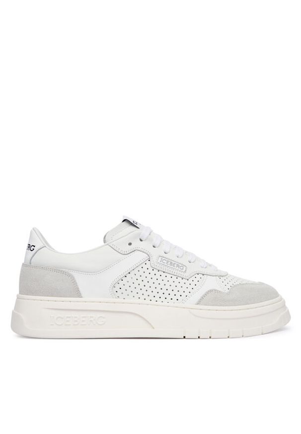 Iceberg Sneakersy IU175106 Biały. Kolor: biały. Materiał: skóra