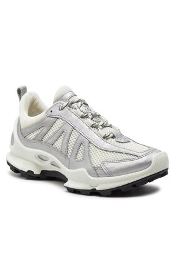 ecco - ECCO Sneakersy Biom C-Trail 80322351366 Srebrny. Kolor: srebrny. Materiał: skóra