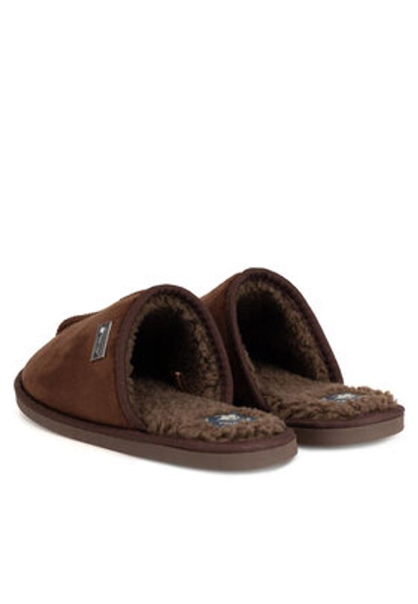 Beverly Hills Polo Club Kapcie P4194528 Brązowy. Kolor: brązowy. Materiał: materiał