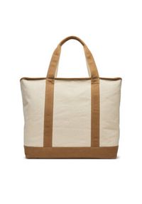 TOMMY HILFIGER - Tommy Hilfiger Torebka Th Summer Canvas Tote AW0AW17421 Beżowy. Kolor: beżowy #4