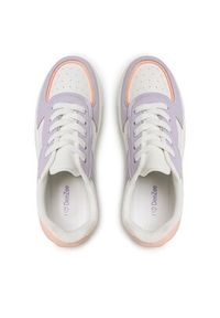 DeeZee Sneakersy CF2407-1 Fioletowy. Kolor: fioletowy. Materiał: skóra
