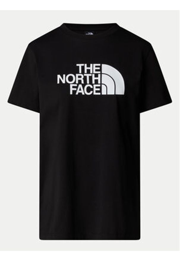 The North Face T-Shirt Easy NF0A8A6G Czarny Loose Fit. Kolor: czarny. Materiał: bawełna