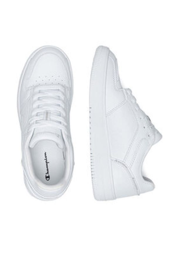 Champion Sneakersy RD18 2.0 LOW S11470-WW010 Biały. Kolor: biały. Materiał: skóra