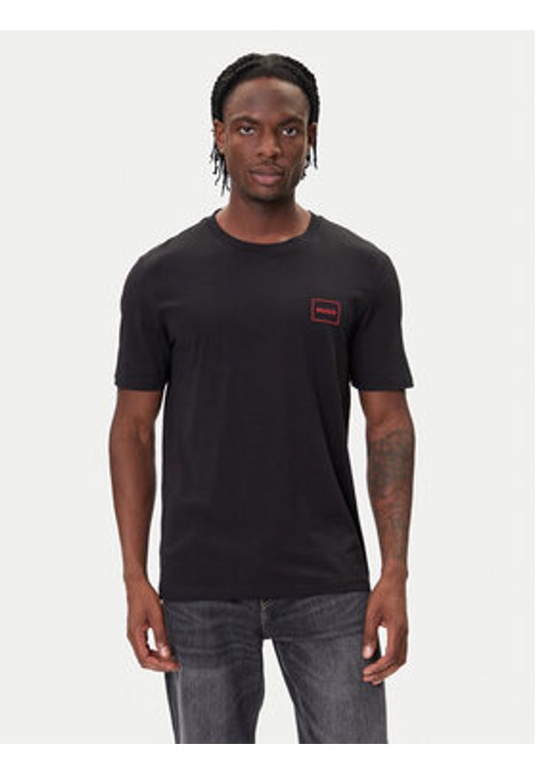 Hugo - HUGO Komplet t-shirtów Dugopak 50548566 Czarny Regular Fit. Kolor: czarny. Materiał: bawełna