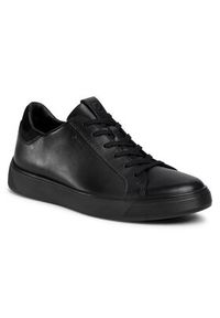 ecco - ECCO Sneakersy Street Tray M 50457401001 Czarny. Kolor: czarny. Materiał: skóra