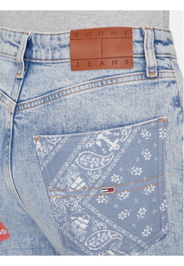 Tommy Jeans Jeansy Layla DW0DW20017 Niebieski Straight Fit. Kolor: niebieski