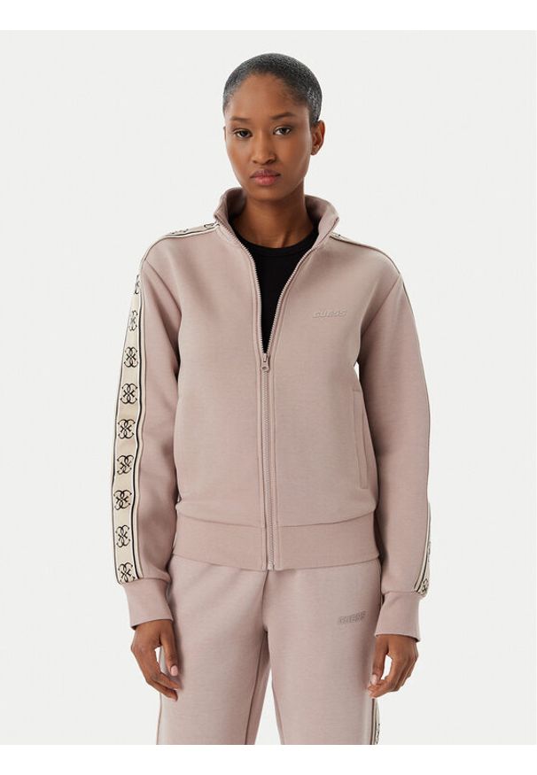 Guess Bluza Britney V2YQ16 KB3P2 Różowy Regular Fit. Kolor: różowy. Materiał: bawełna