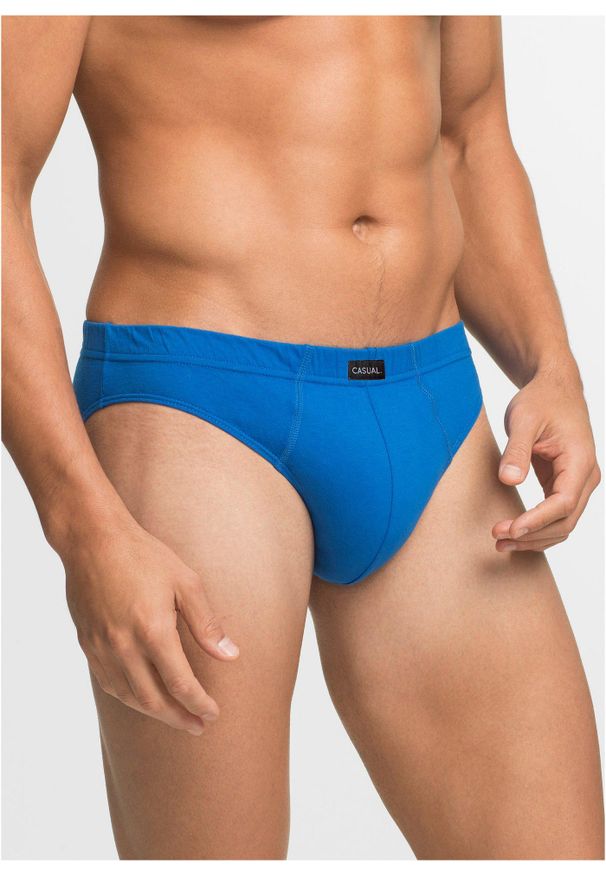 bonprix - Slipy z miękkiej bawełny (10 par). Kolor: szary. Materiał: bawełna. Wzór: kolorowy